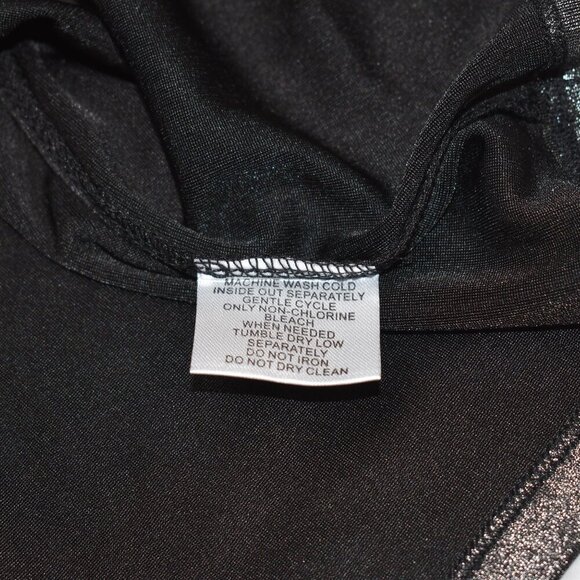 South Pole Liquid Shine Tunic Sz M Metallic Party Cocktail Holiday Y2K 90s Retro - Picture 15 of 16